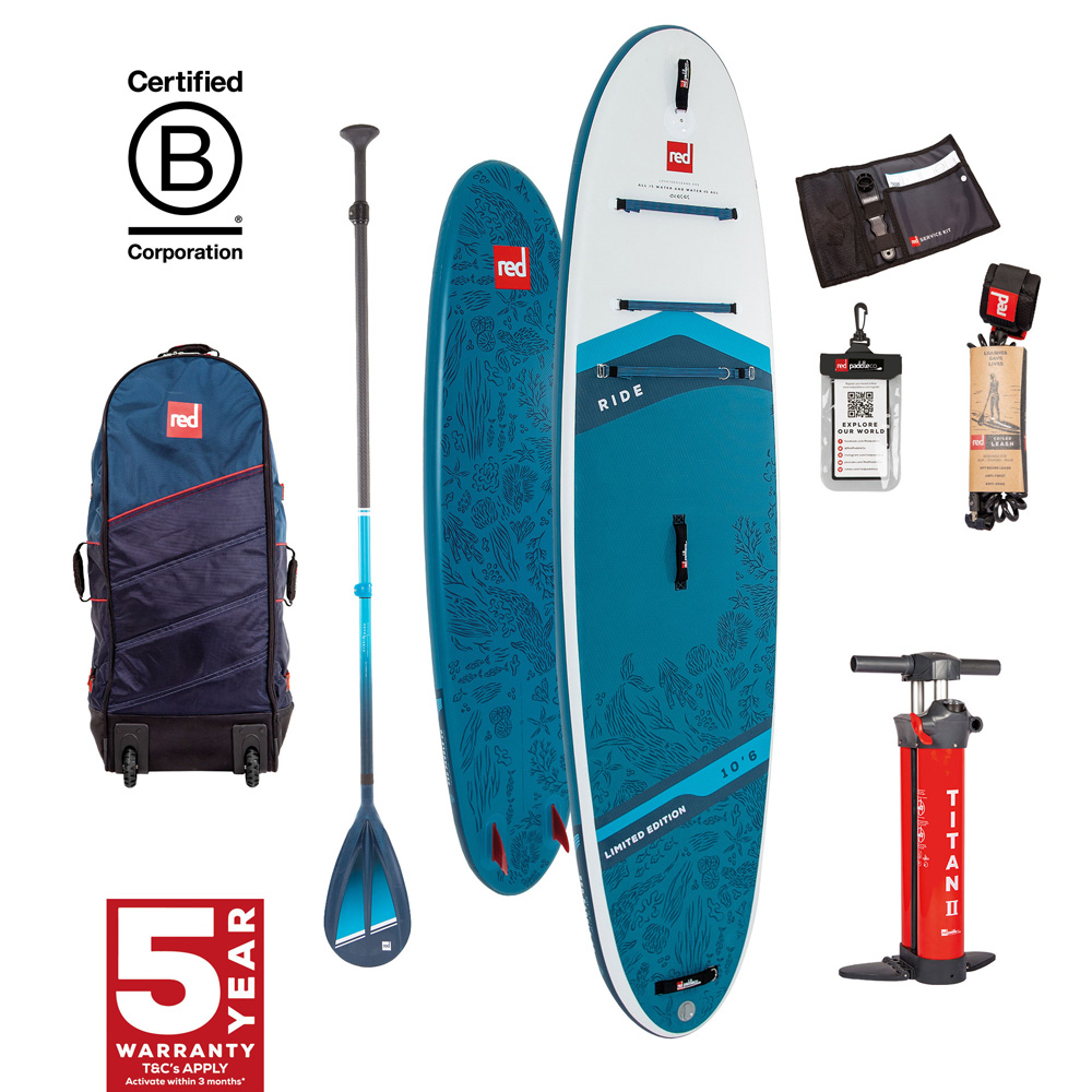 Ride Love the Oceans 10.6 ensemble sup gonflable bleu