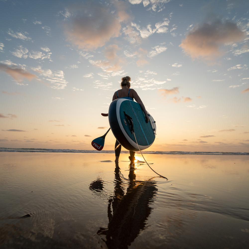 red paddle Ride Love the Oceans 10.6 ensemble sup gonflable bleu 6