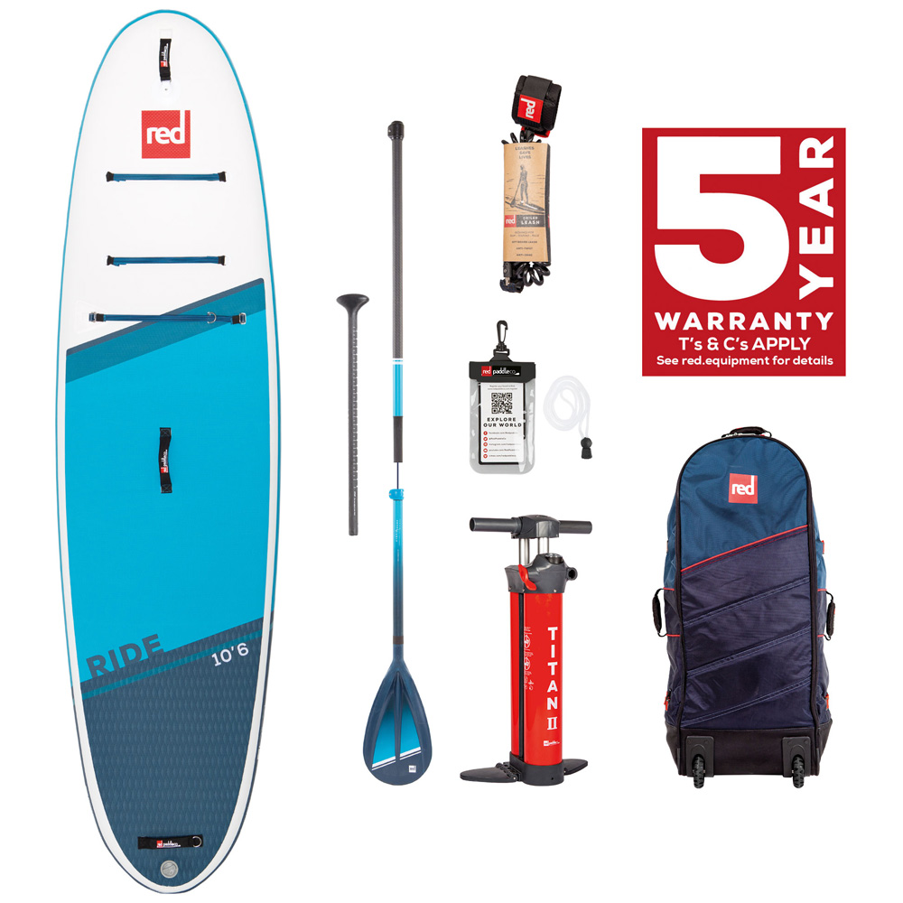 red paddle Ride HT 10.8 ensemble de sup gonflable foto 1