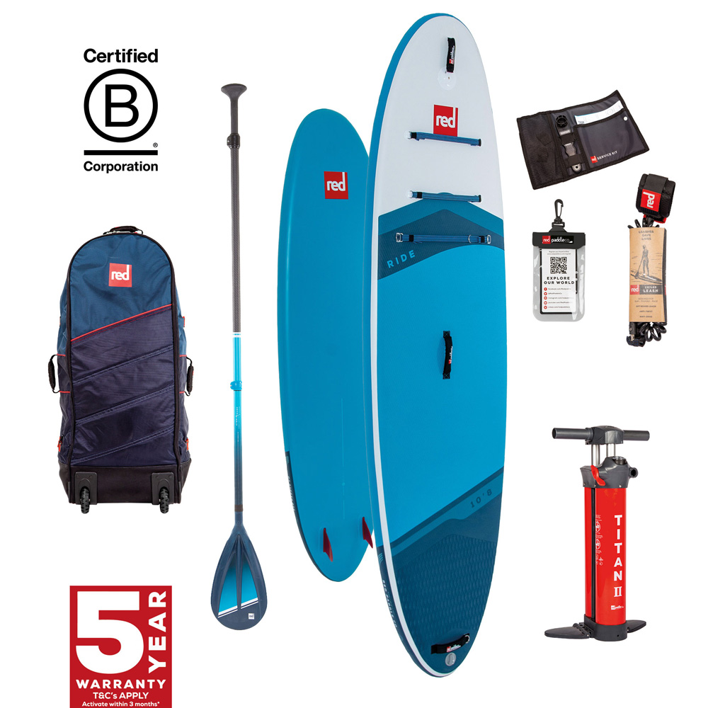 Ride CT 10.8 ensemble de sup gonflable bleu
