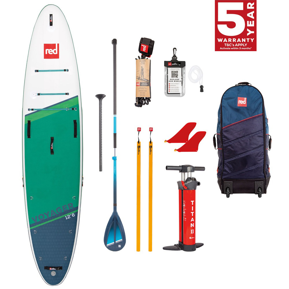 red paddle Voyager HT 12.6 ensemble de sup gonflable foto 1