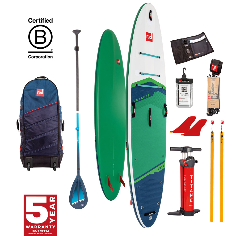 Voyager HT 12.6 ensemble de sup gonflable vert