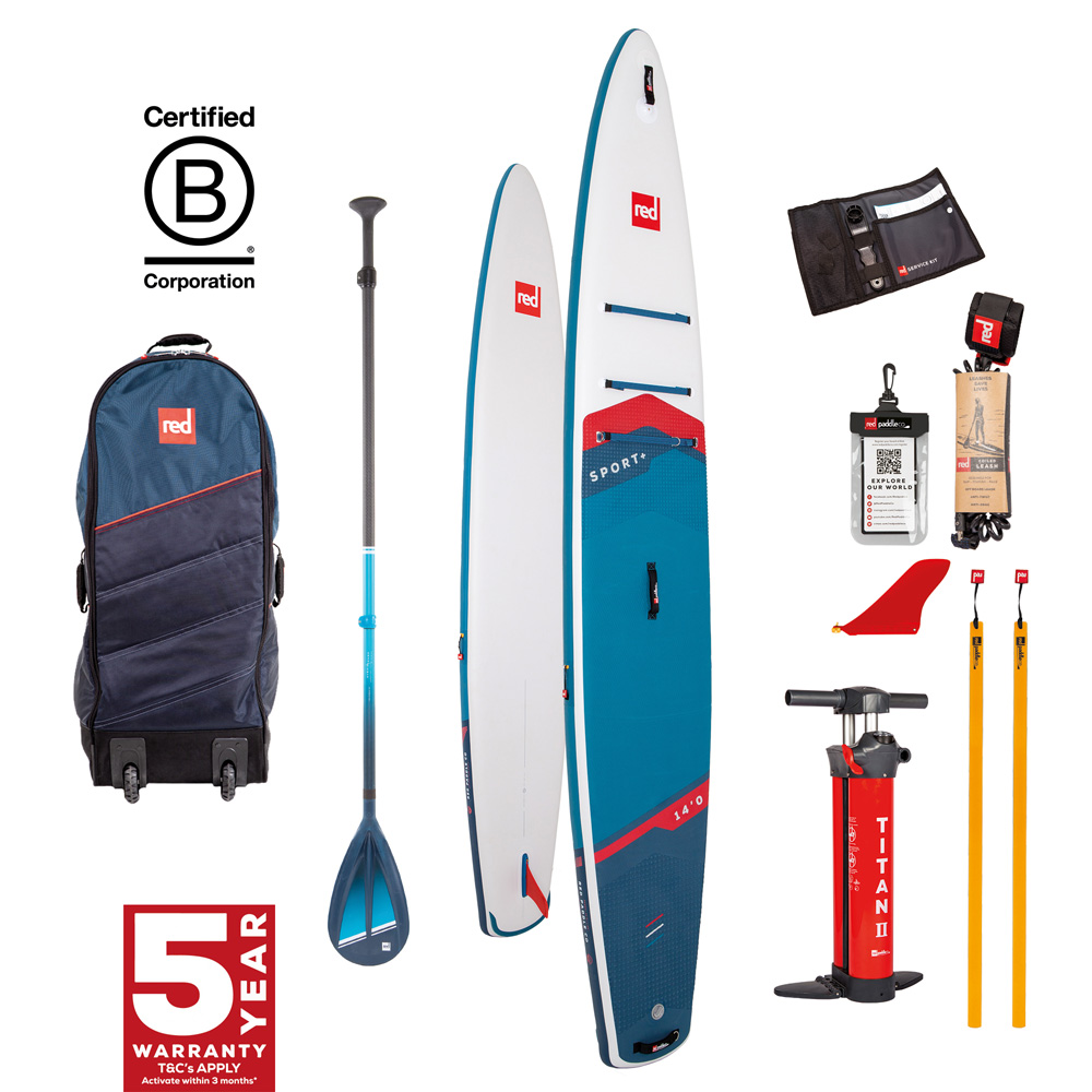 Sport+ HT 14 ensemble de sup gonflable bleu