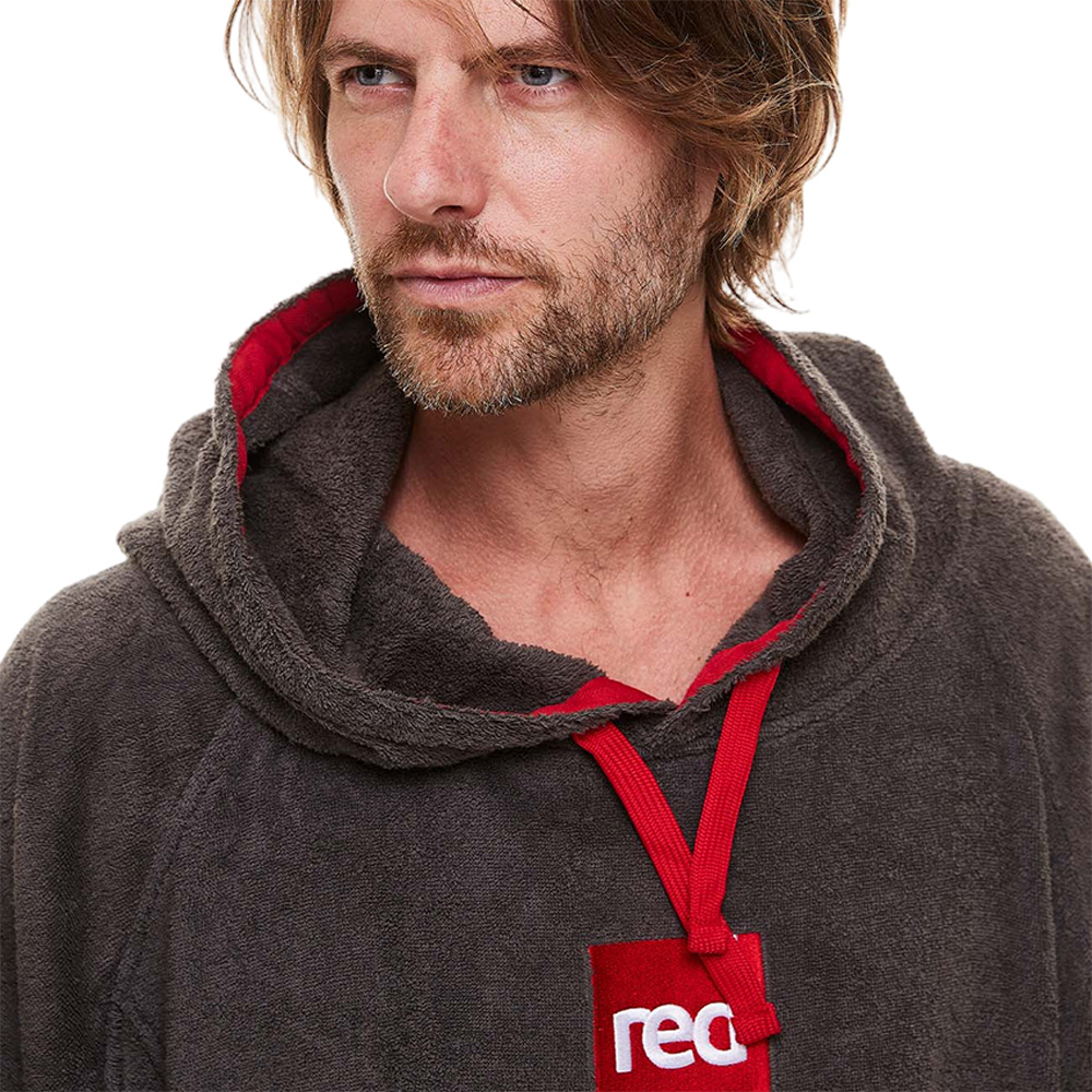 red paddle Luxury poncho gris 3