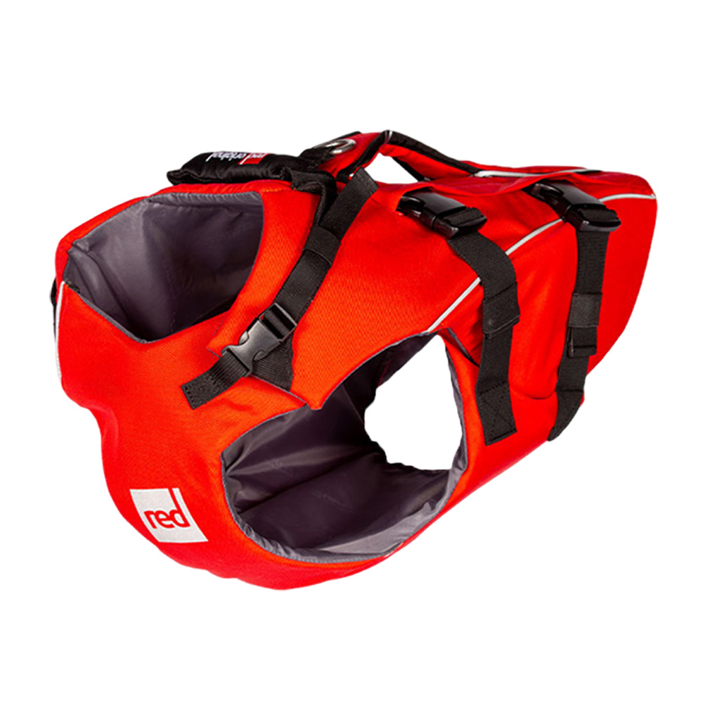gilet de sauvetage pour chien rouge
