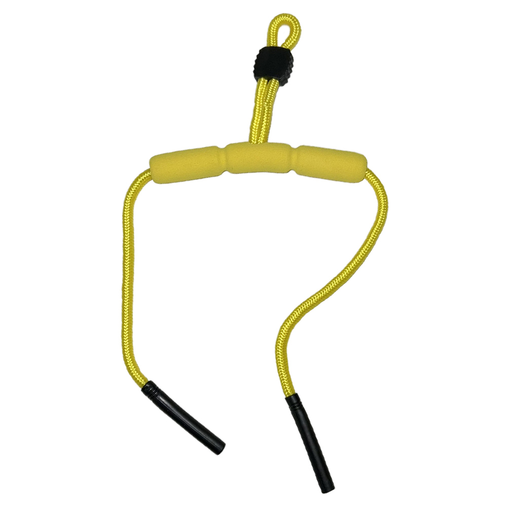 cordon de lunettes de soleil flottant jaune