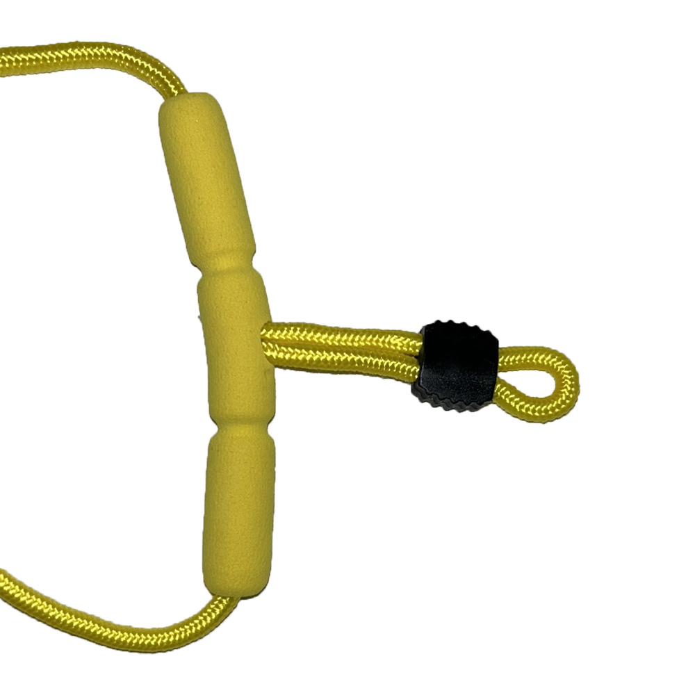 cordon de lunettes de soleil flottant jaune
