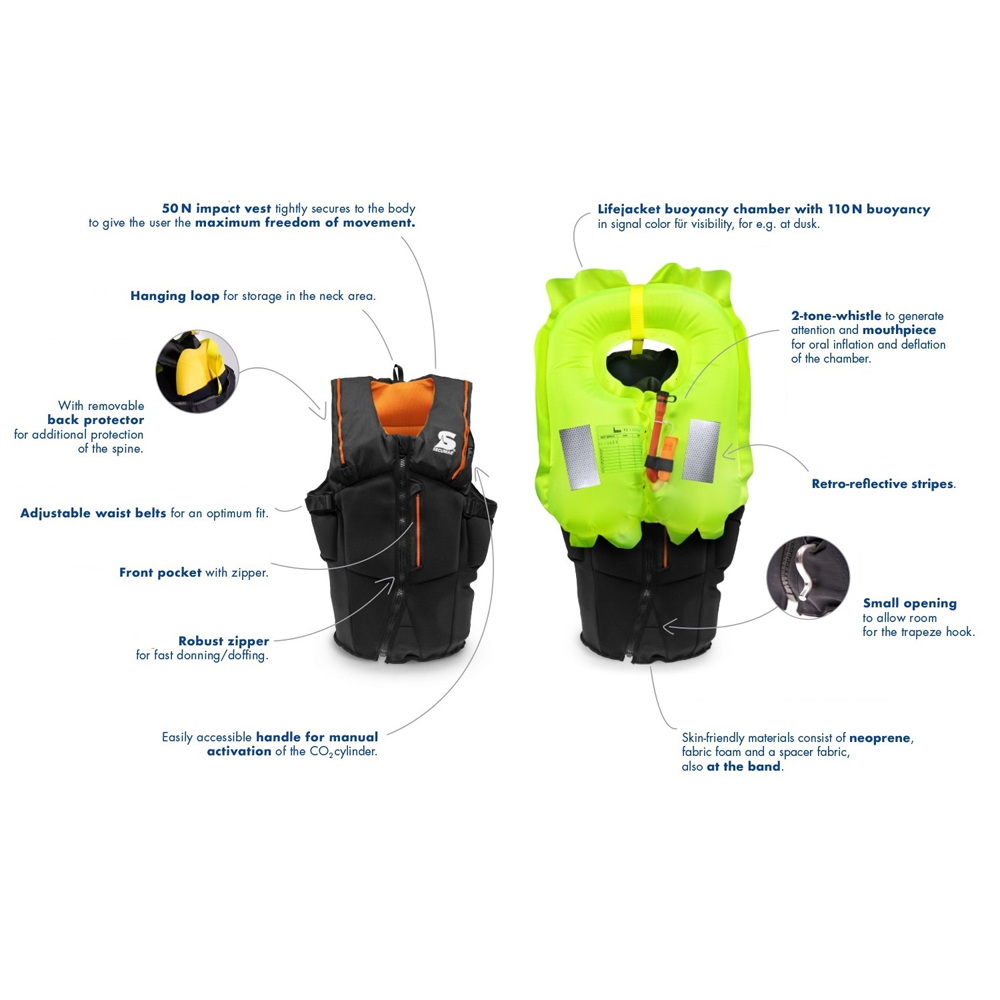 Secumar Furio gilet d'impact hybride 9
