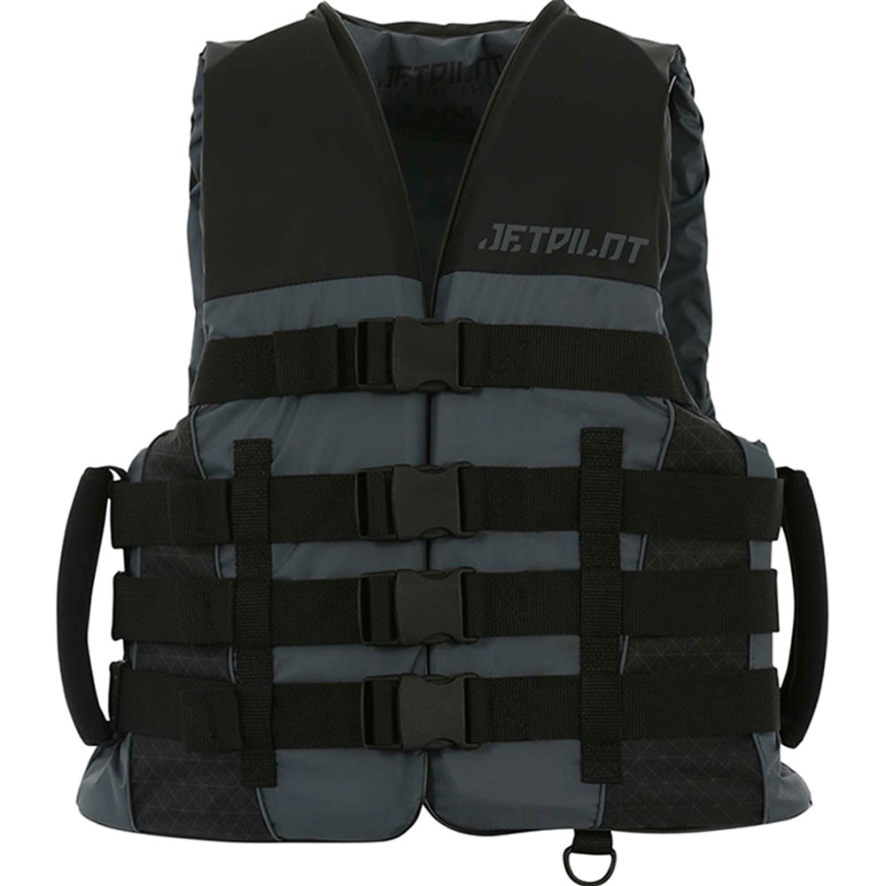 Jetpilot Strike gilet de sauvetage nylon noir avec poignées super adhérentes foto 1