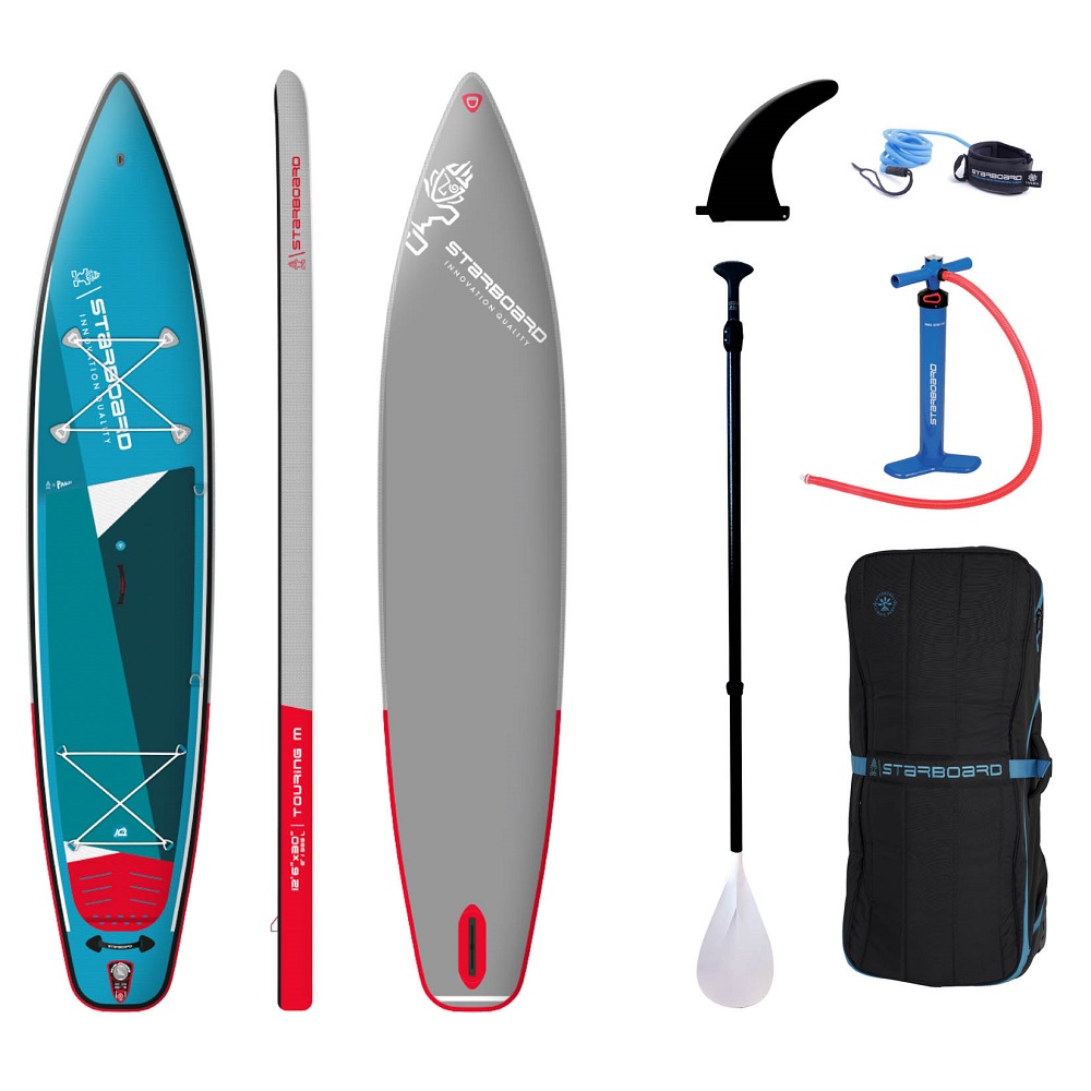 Starboard Touring zen 12.6 ensemble sup gonflable avec pagaie foto 1