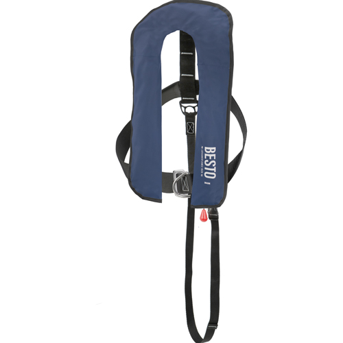 Besto gilet de sauvetage automatique 300N bleu foncé foto 1