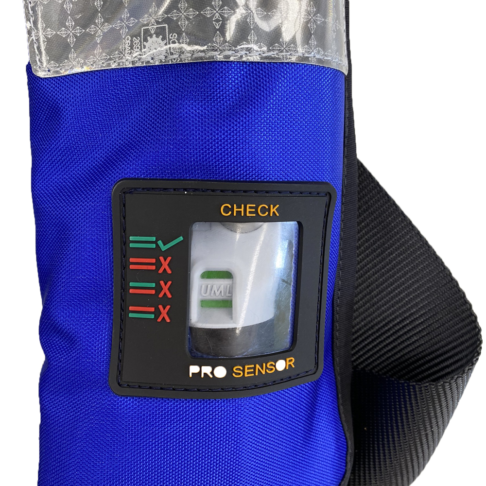 Besto gilet de sauvetage automatique pro junior 100N bleu 15-40kg 2