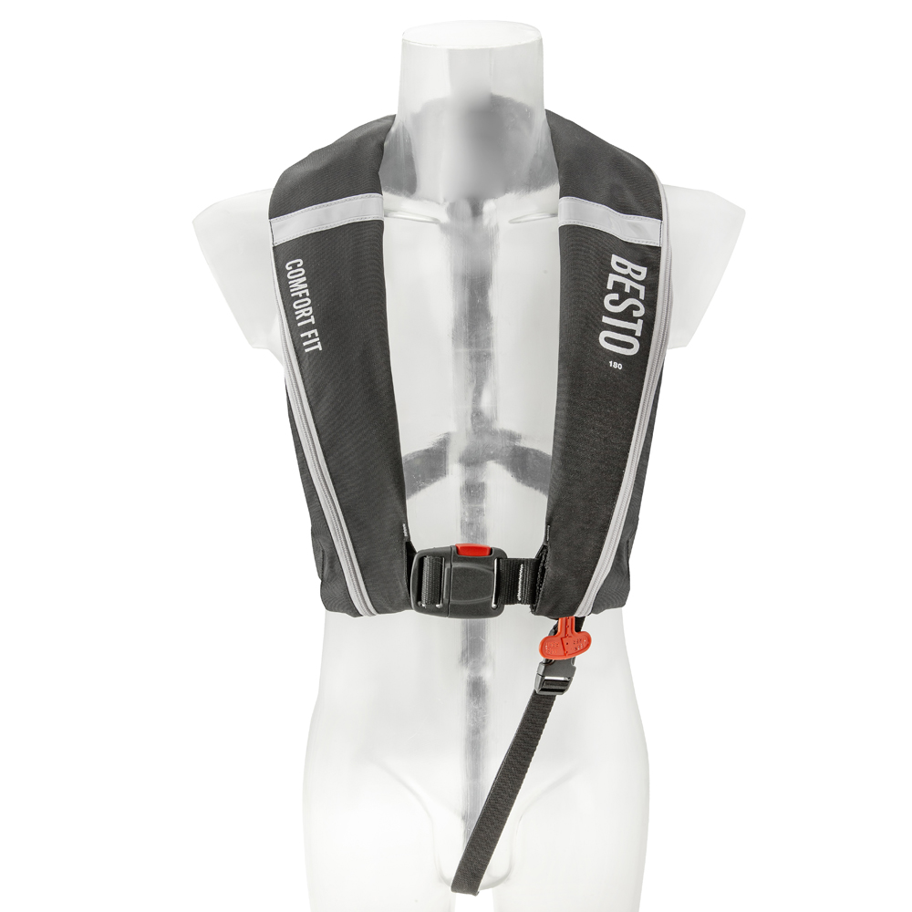 Besto Gilet de sauvetage automatique Comfort fit 180N zh noir/gris 4