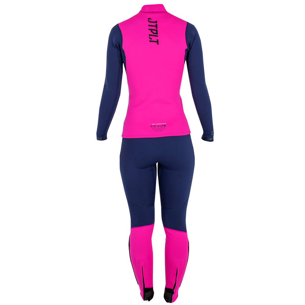 RX long jane combinaison femme avec veste navy/rose