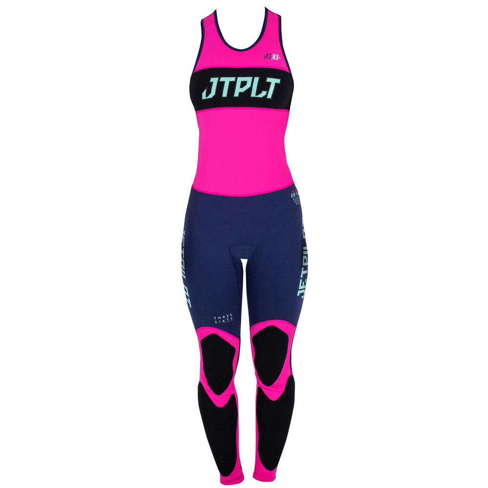 Jetpilot RX long jane combinaison femme avec veste navy/rose 3
