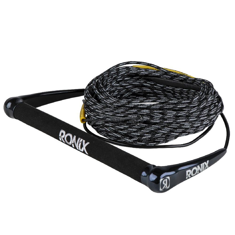 Combo 4.0 w/75ft. Solin corde de wakeboard noire