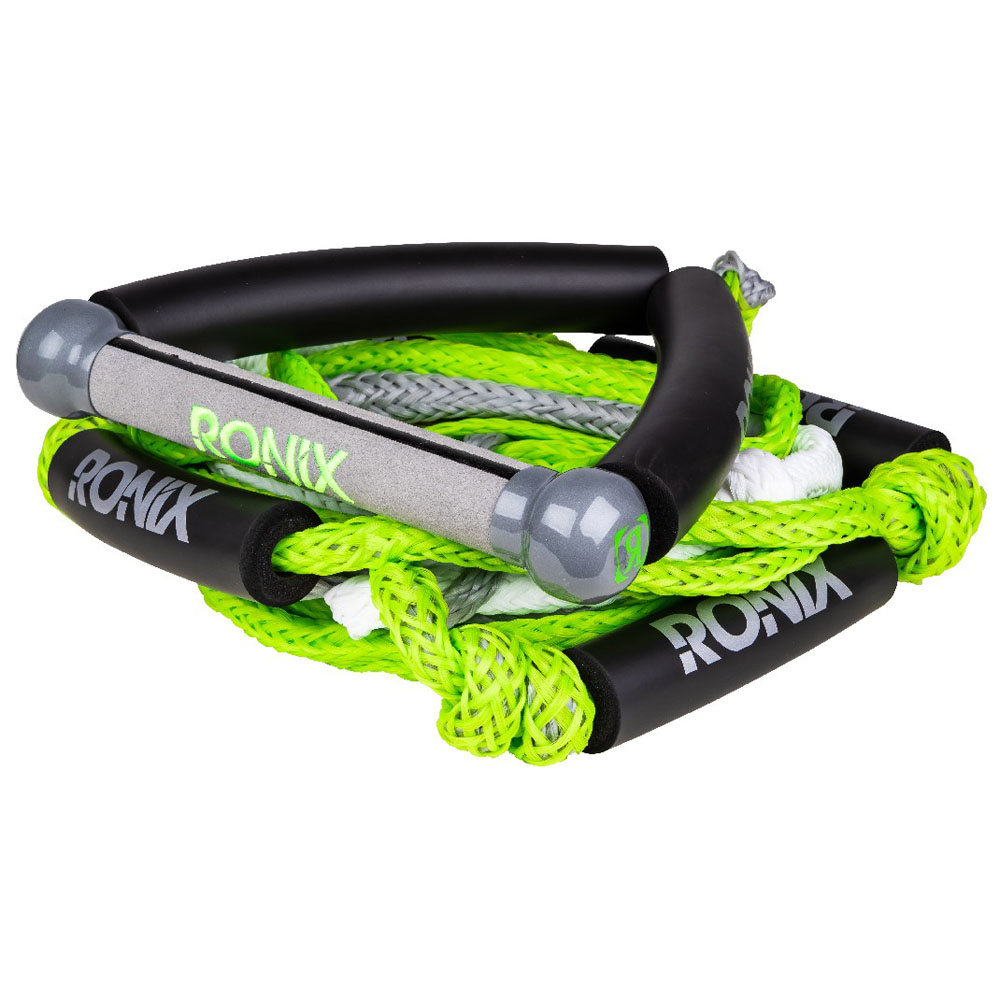 Bungee w/10'' palonnier w/25ft corde de wakesurf verte
