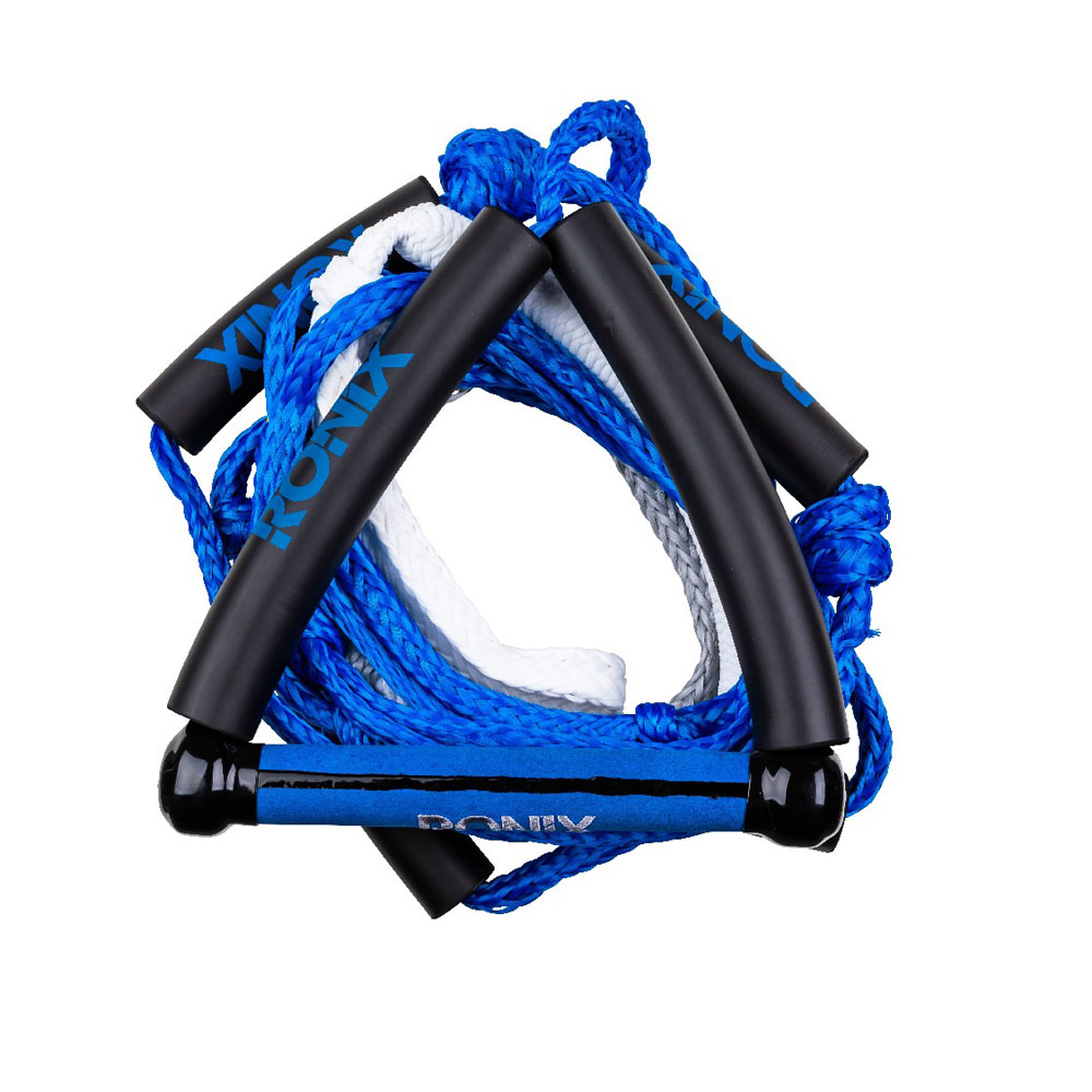 Ronix Bungee w/10'' palonnier w/25ft corde de wakesurf bleue 4