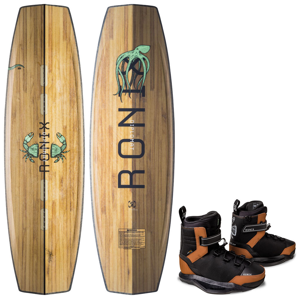 Ronix Diplomat set de wakeboard 148 cm avec chausses Diplomat foto 1