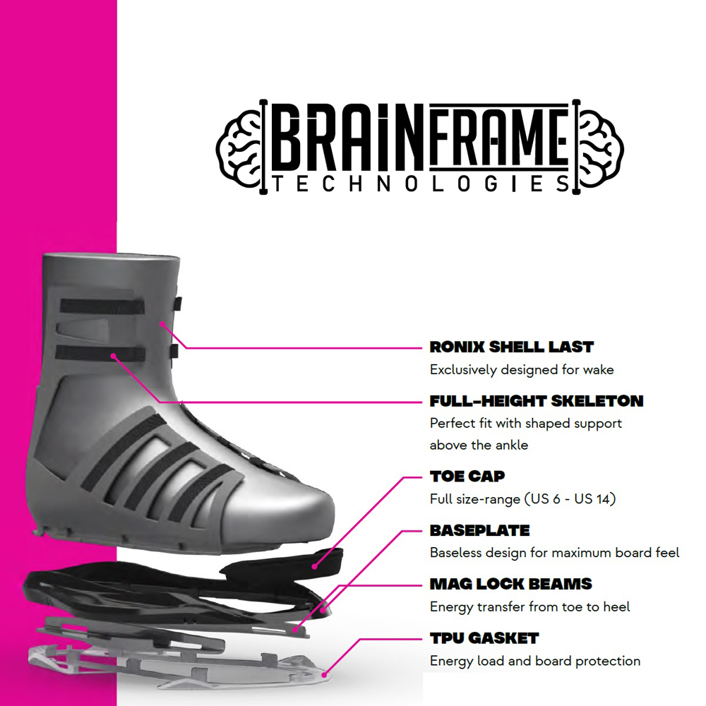 Ronix One Legacy Core set de wakeboard 134 cm avec chausses One 12