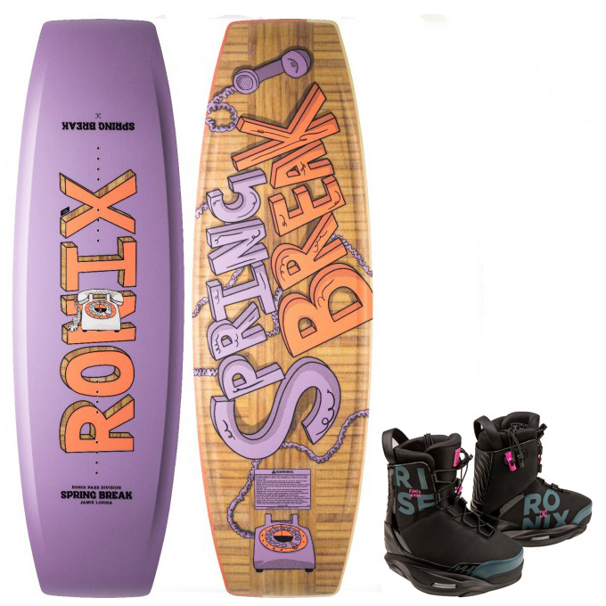 Ronix Spring Break 138 cm ensemble de wakeboard avec chausses Rise foto 1