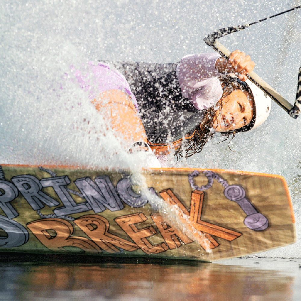 Ronix Spring Break 138 cm ensemble de wakeboard avec chausses Rise 7