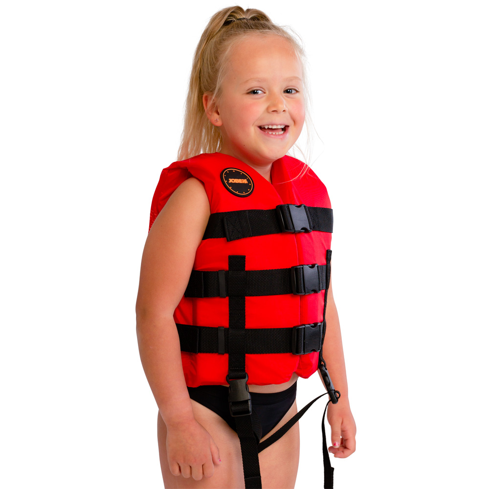 Nylon gilet de sauvetage 50N enfant rouge