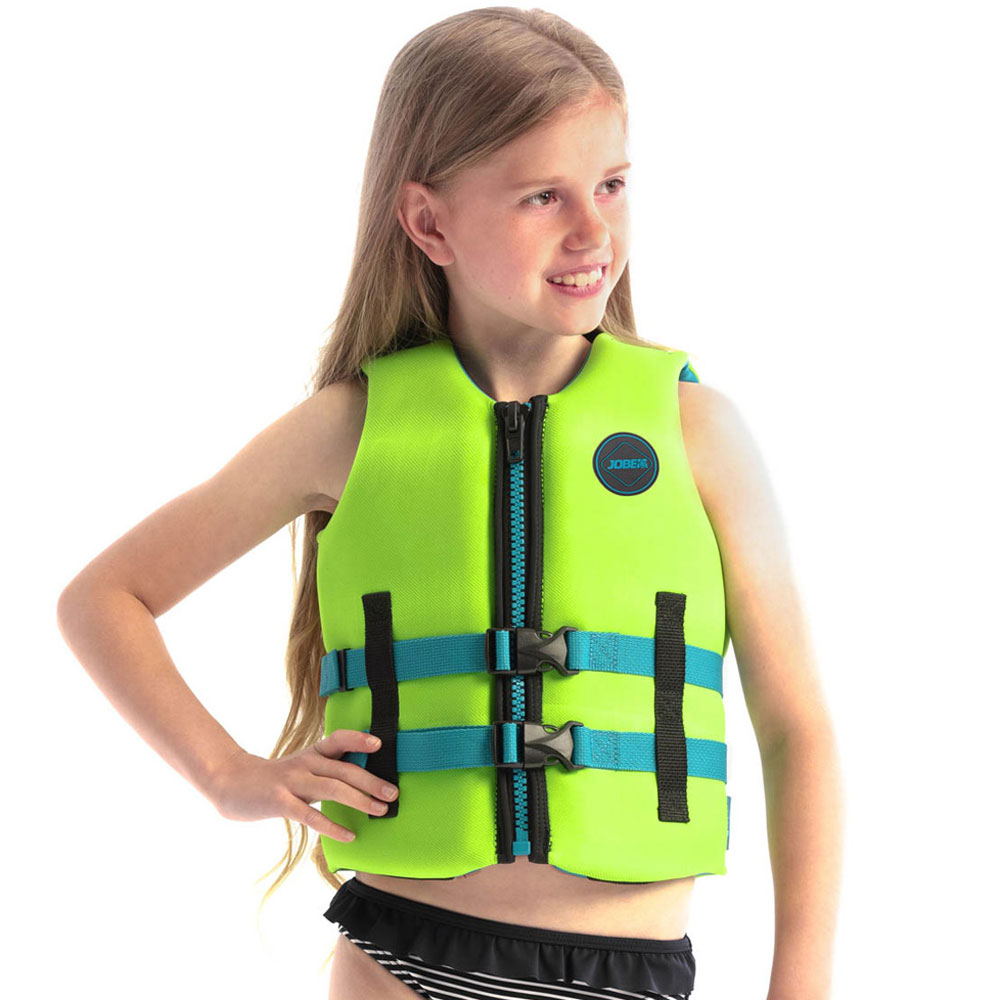 Néoprène gilet de sauvetage 50N enfant vert citron