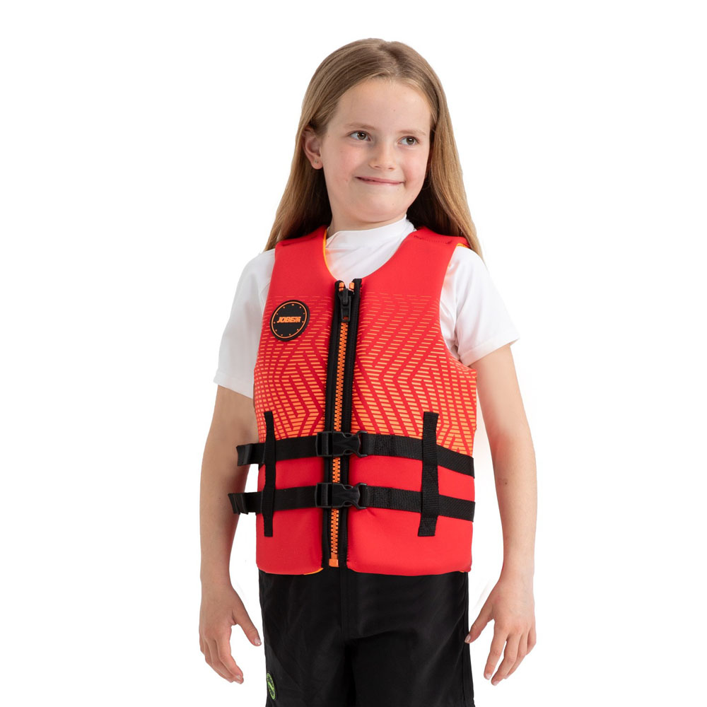 Neoprene gilet de sauvetage enfant rouge