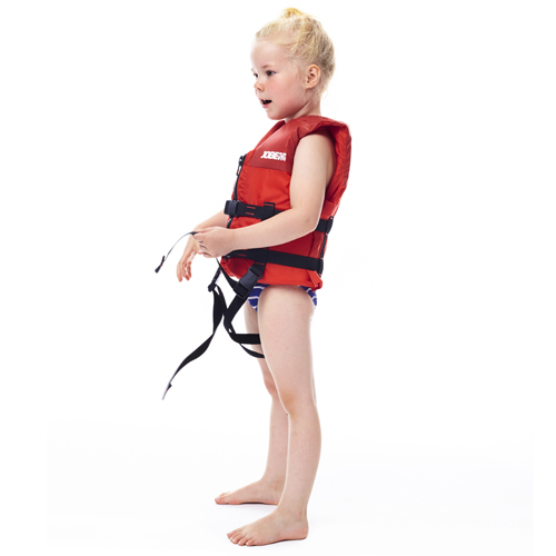 scribble enfant gilet de sauvetage 50N rouge