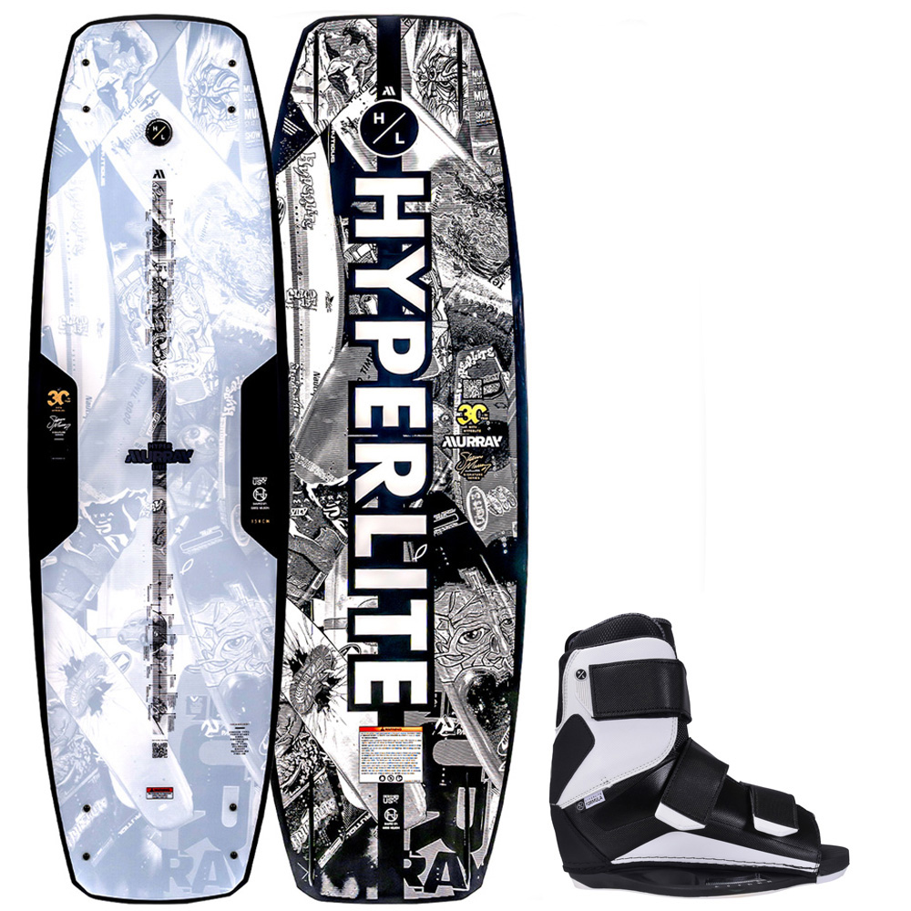 Hyperlite Murray wakeboard 139 cm avec chausses Team Formula foto 1