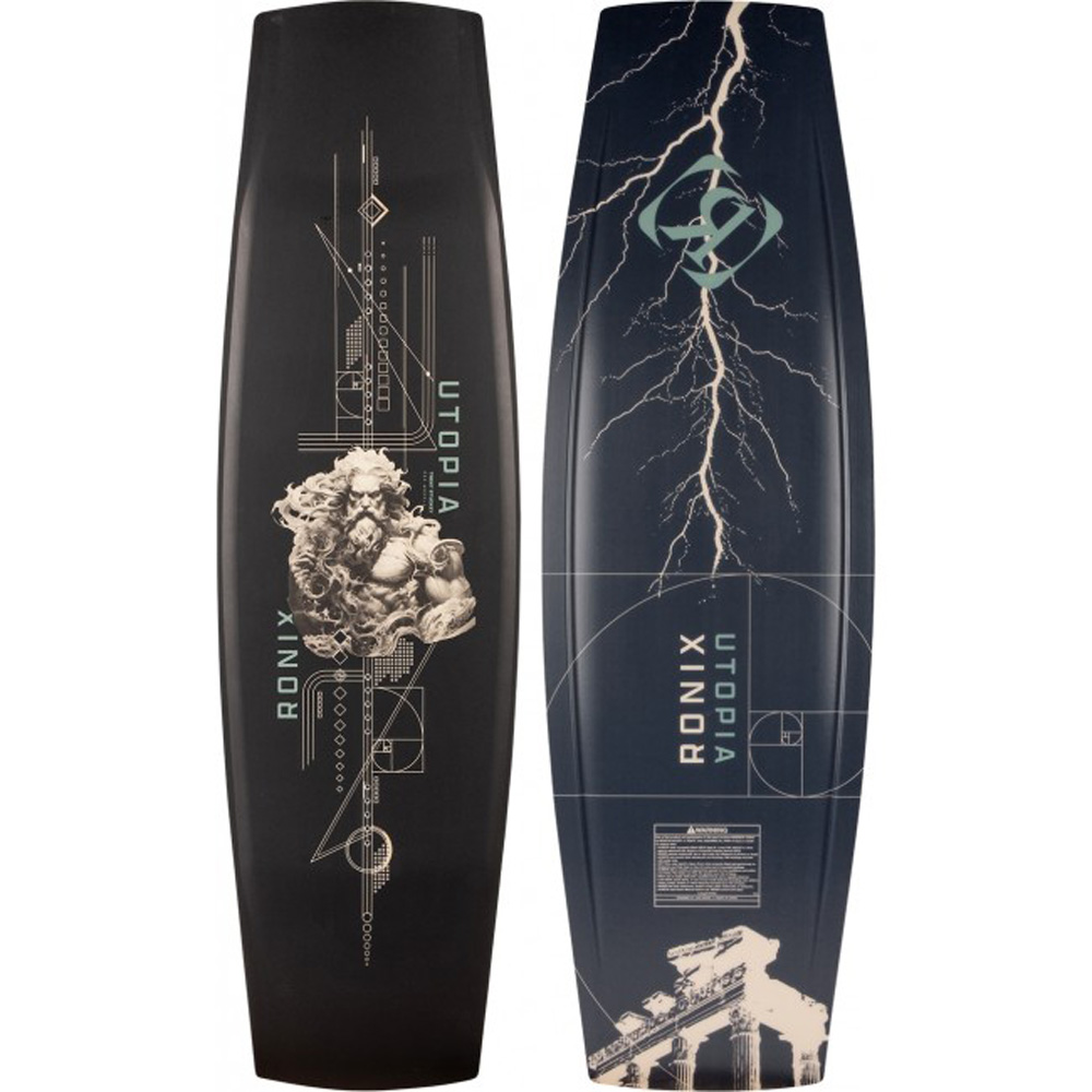 Utopia 147 cm ensemble de wakeboard avec chausses Parks