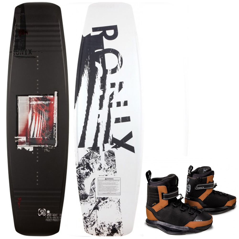 Ronix Kinetik 144 cm ensemble de wakeboard avec chausses Diplomat foto 1