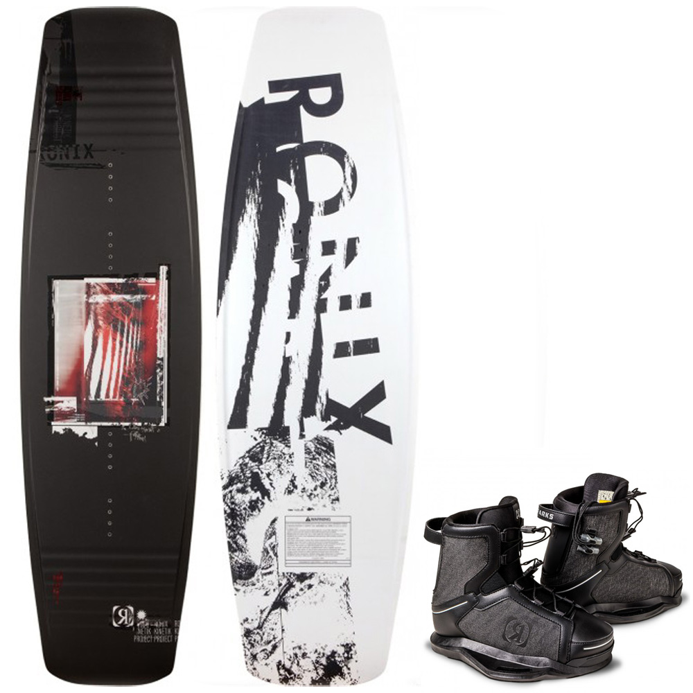 Ronix Kinetik 150 cm ensemble de wakeboard avec chausses Parks foto 1