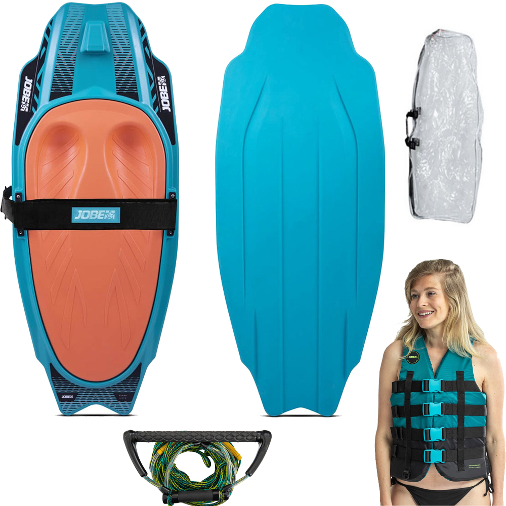 Jobe Slash ensemble de kneeboard teal deluxe foto 1