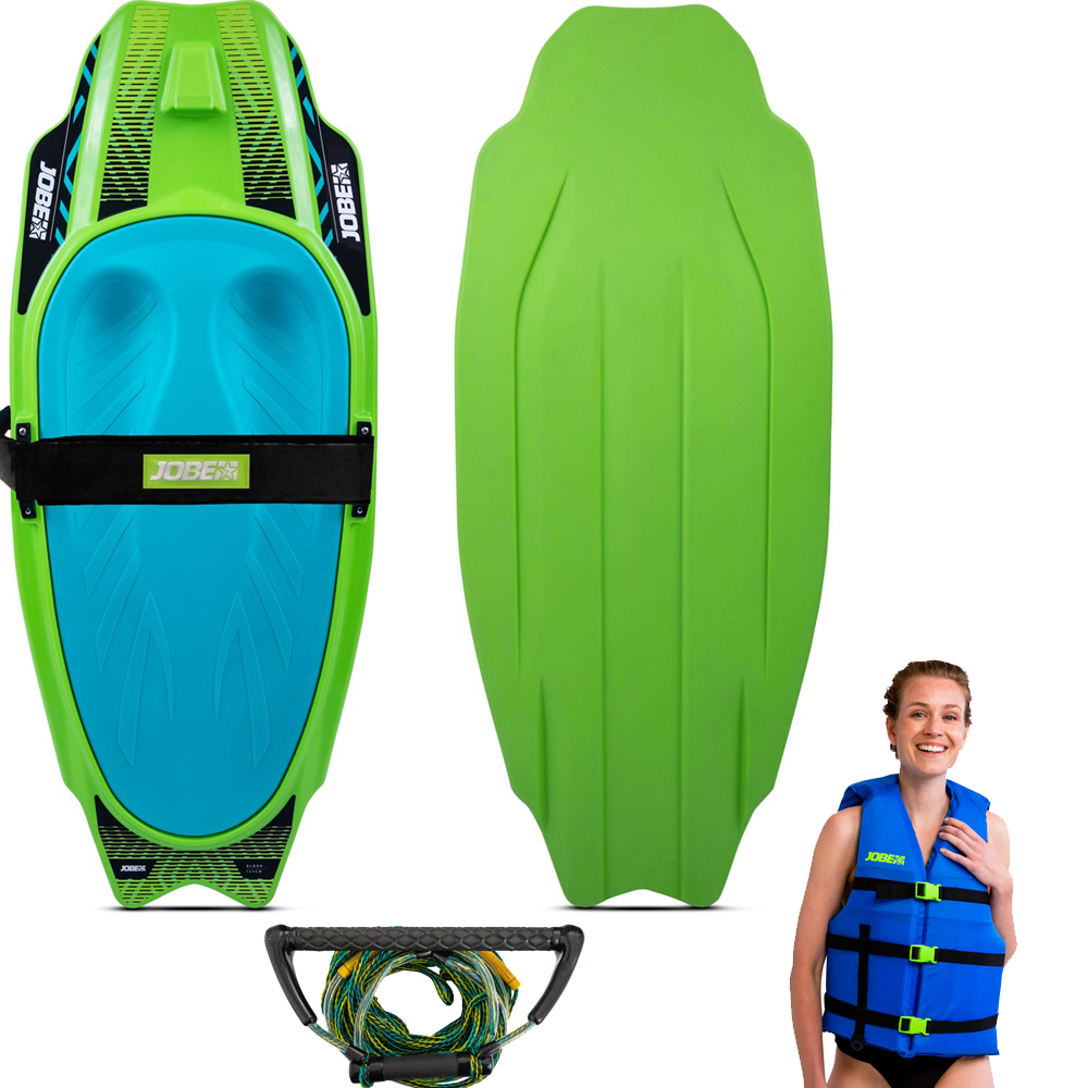 Jobe Slash ensemble de kneeboard vert citron foto 1