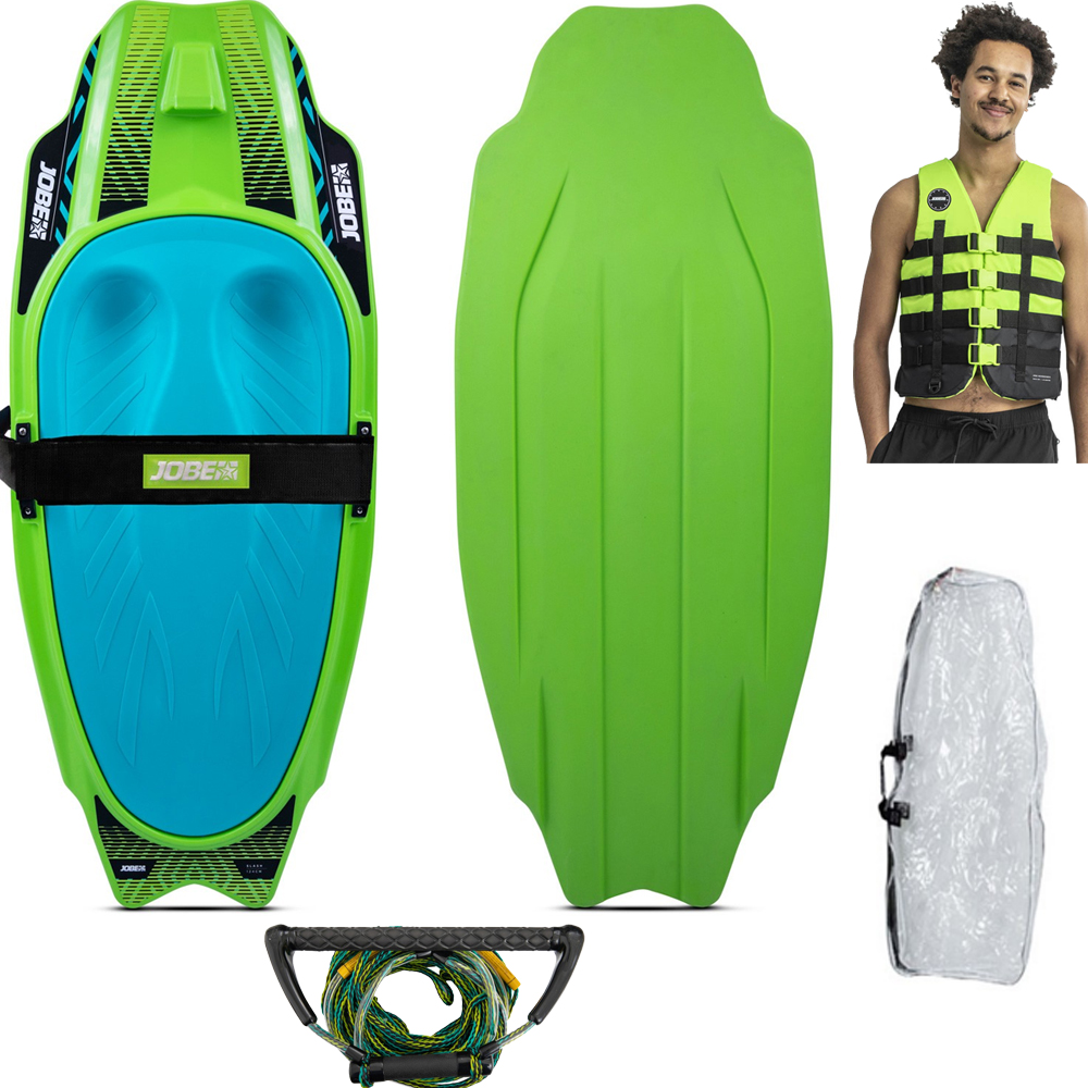 Jobe Slash ensemble de kneeboard vert citron deluxe foto 1
