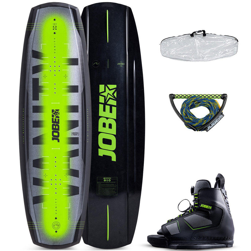 Vanity 136 cm ensemble de wakeboard avec chausses Unit