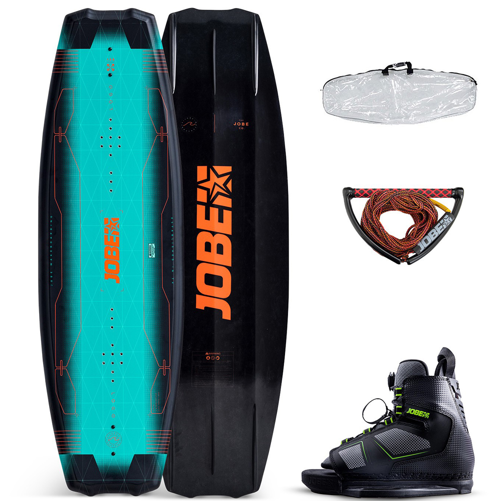 Logo 138 cm ensemble de wakeboard avec chausses Unit
