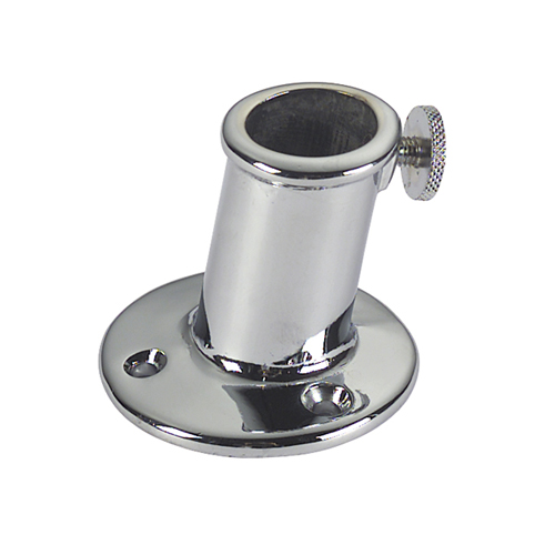 support de mât en laiton chromé 25mm