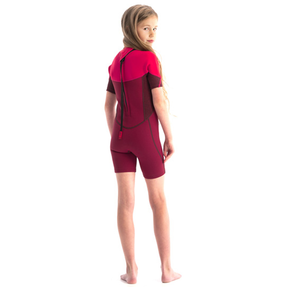 Boston 2mm combinaison shorty enfant rose