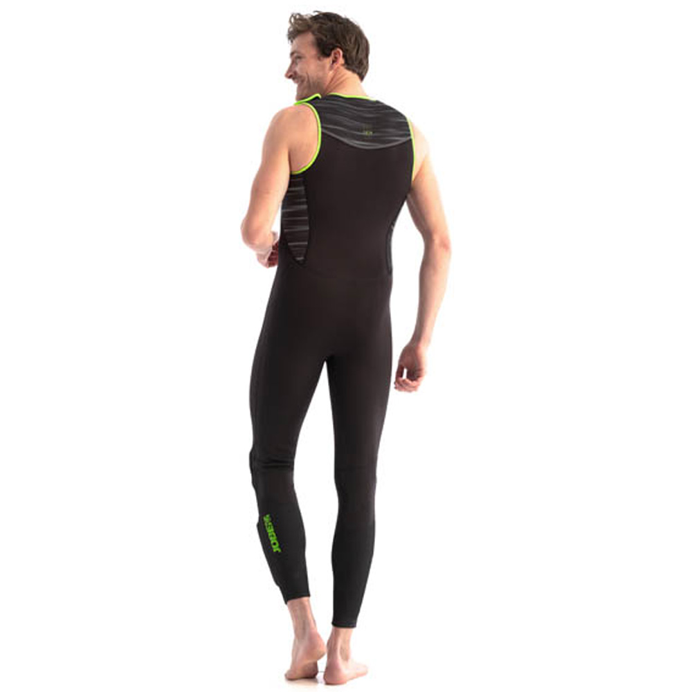 Toronto 2mm Jet Long John combinaison homme avec protège-tibias