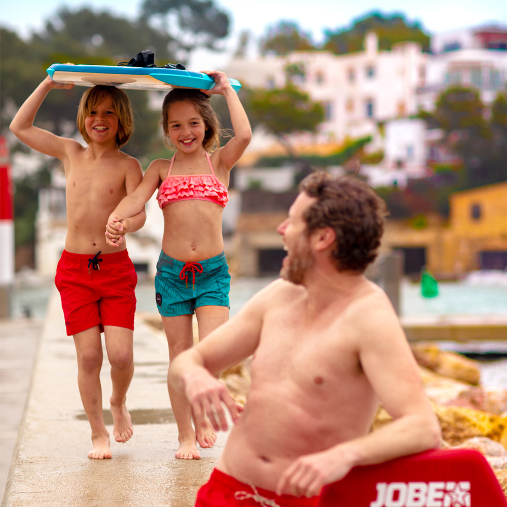 Jobe Short de bain garçon rouge 4