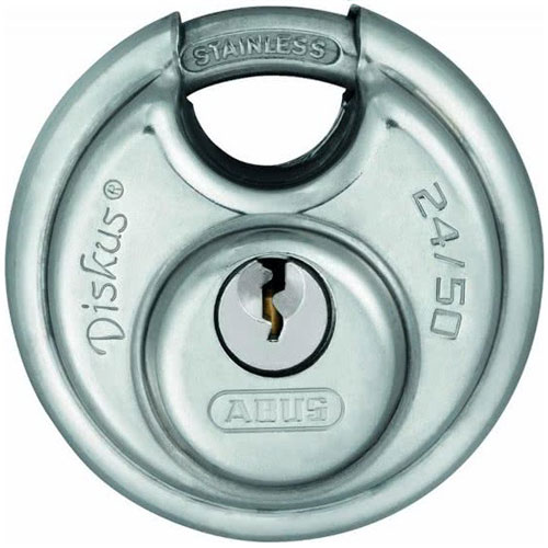 Abus disque cadenas en acier inoxydable 50mm niveau de sécurité 8 foto 1