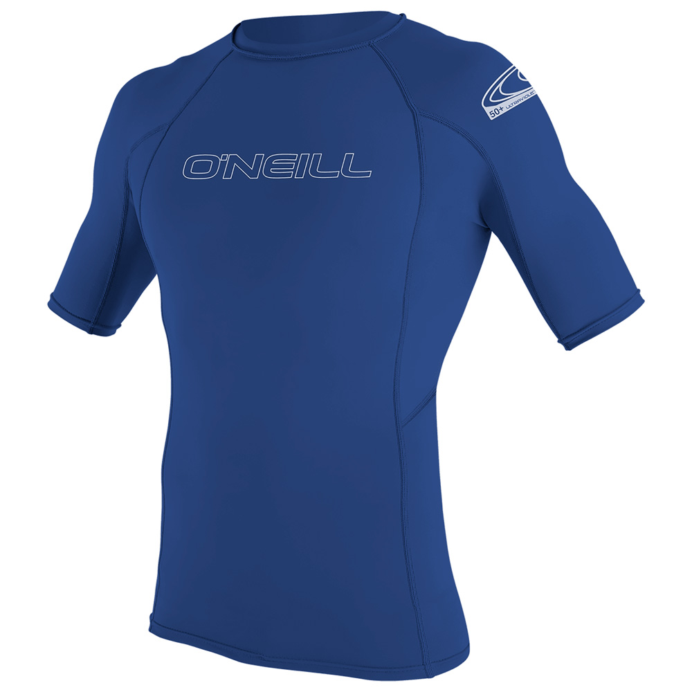 lycra manches courtes homme bleu