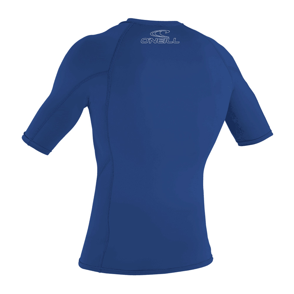 lycra manches courtes homme bleu