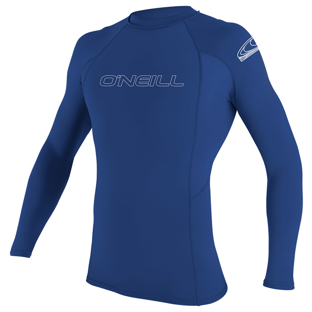 lycra manches longues homme bleu