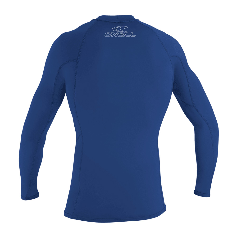 lycra manches longues homme bleu