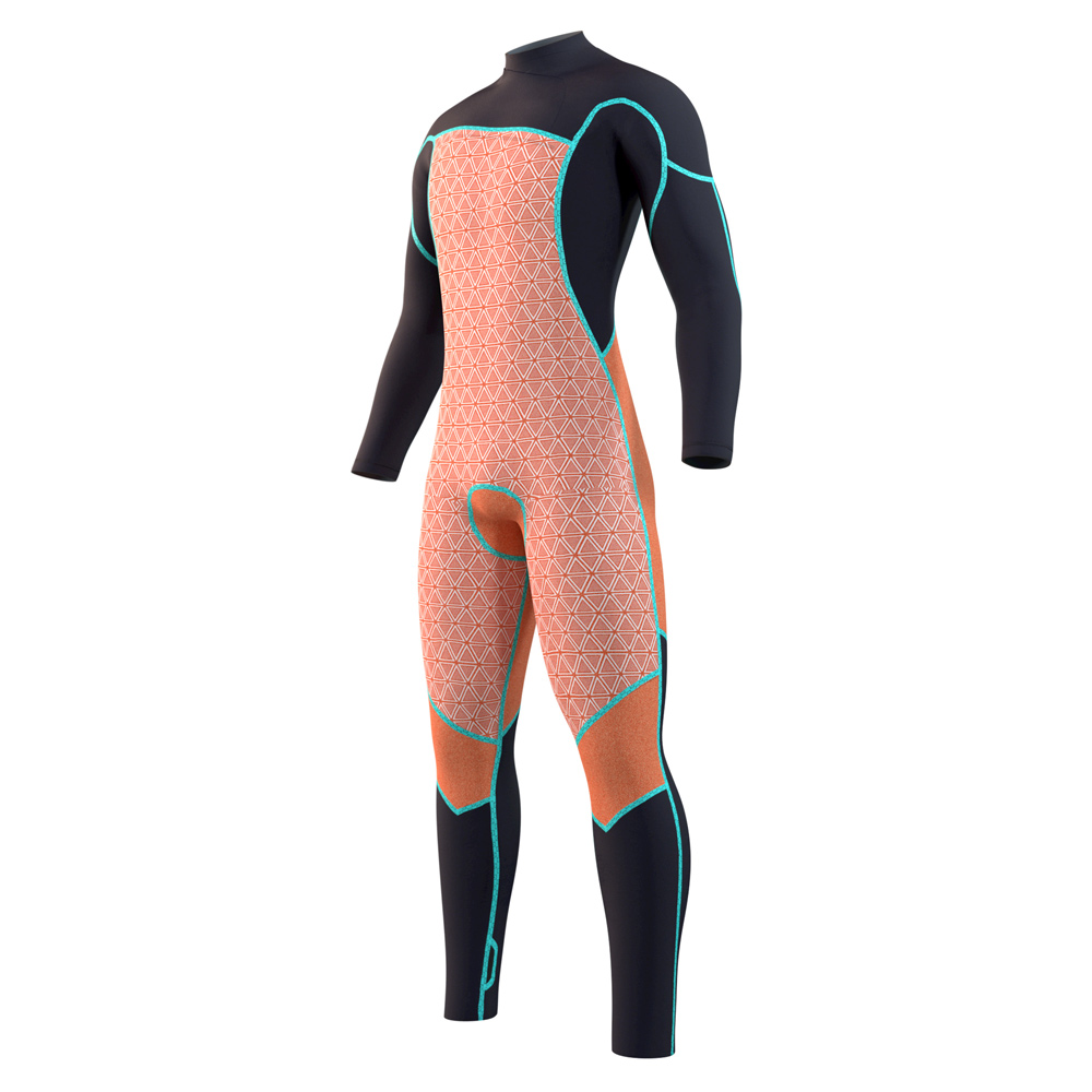 Mystic Majestic Fullsuit 5/3mm bleu nuit fermeture avant combinaison homme 3