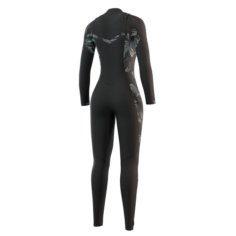 Mystic Dazzled Fullsuit 5/3mm noir double fermeture avant combinaison femme 2